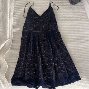 Deep purple Joie lace dress